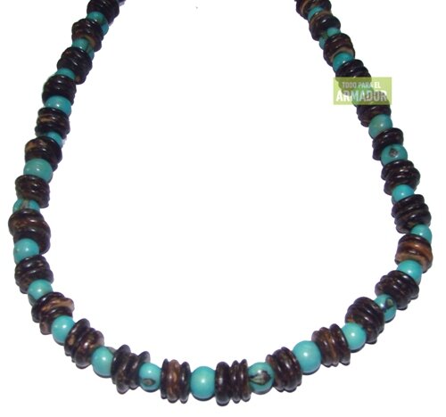 COLLAR COCO CON BURITI TURQUESA